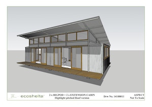 2 e.pod Cabin - Highlight Pitched Roof